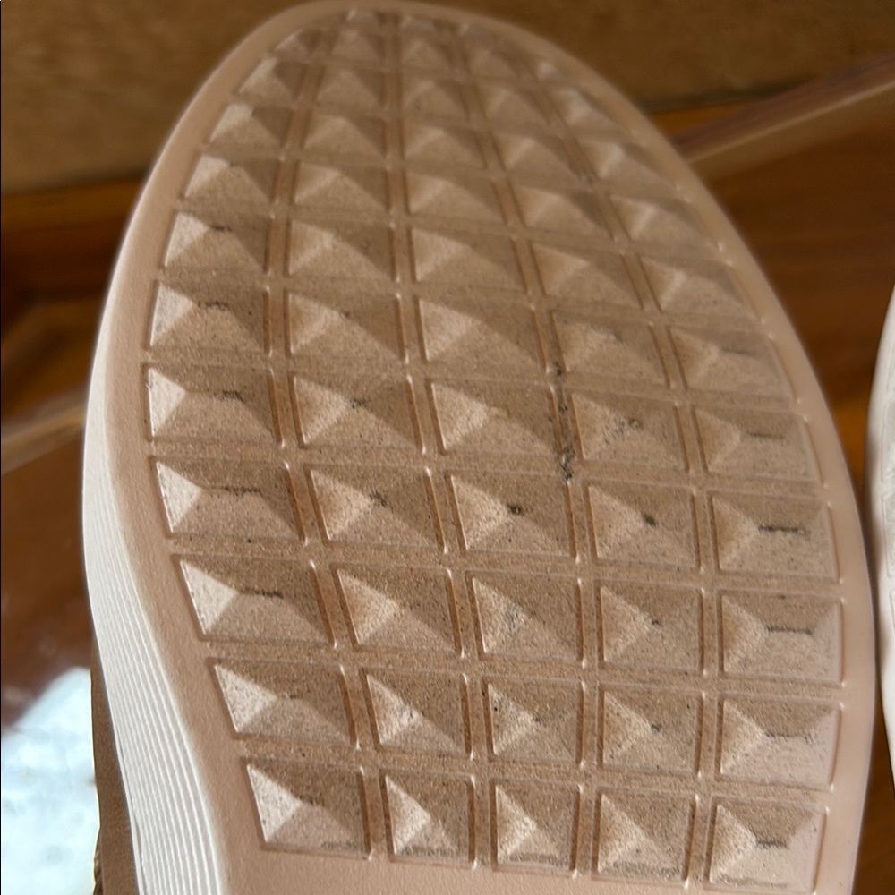 STEVE MADDEN Instax Sneaker Men's Tan Low-Top Laced Faux Leather SZ: 8 Like NEW - Picture 12 of 14